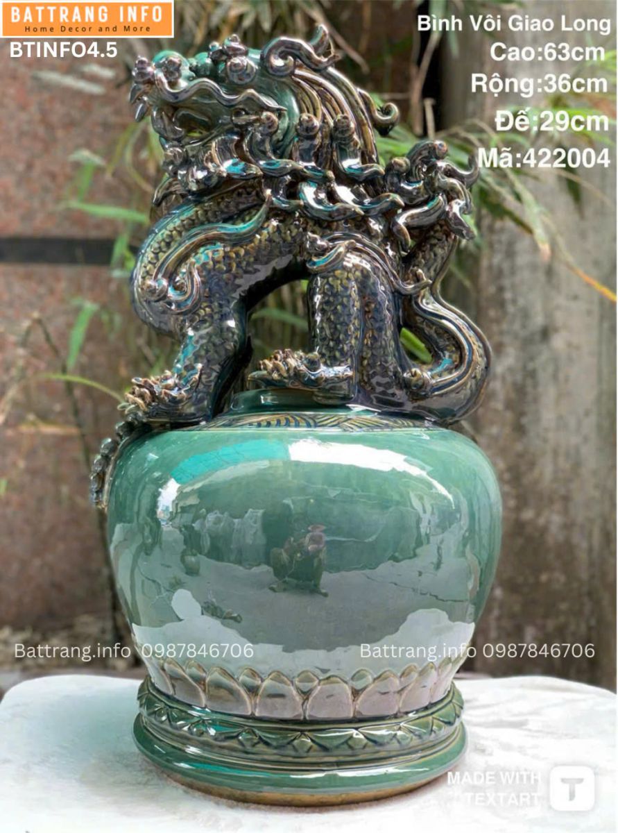 BÌNH VÔI GIAO LONG CAO 63CM