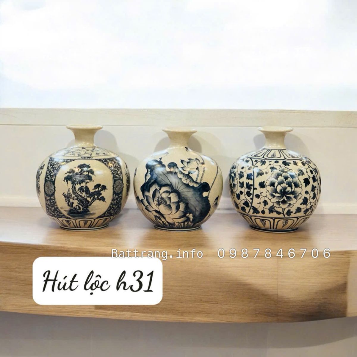 BÌNH HÚT LỘC RẠN VẼ