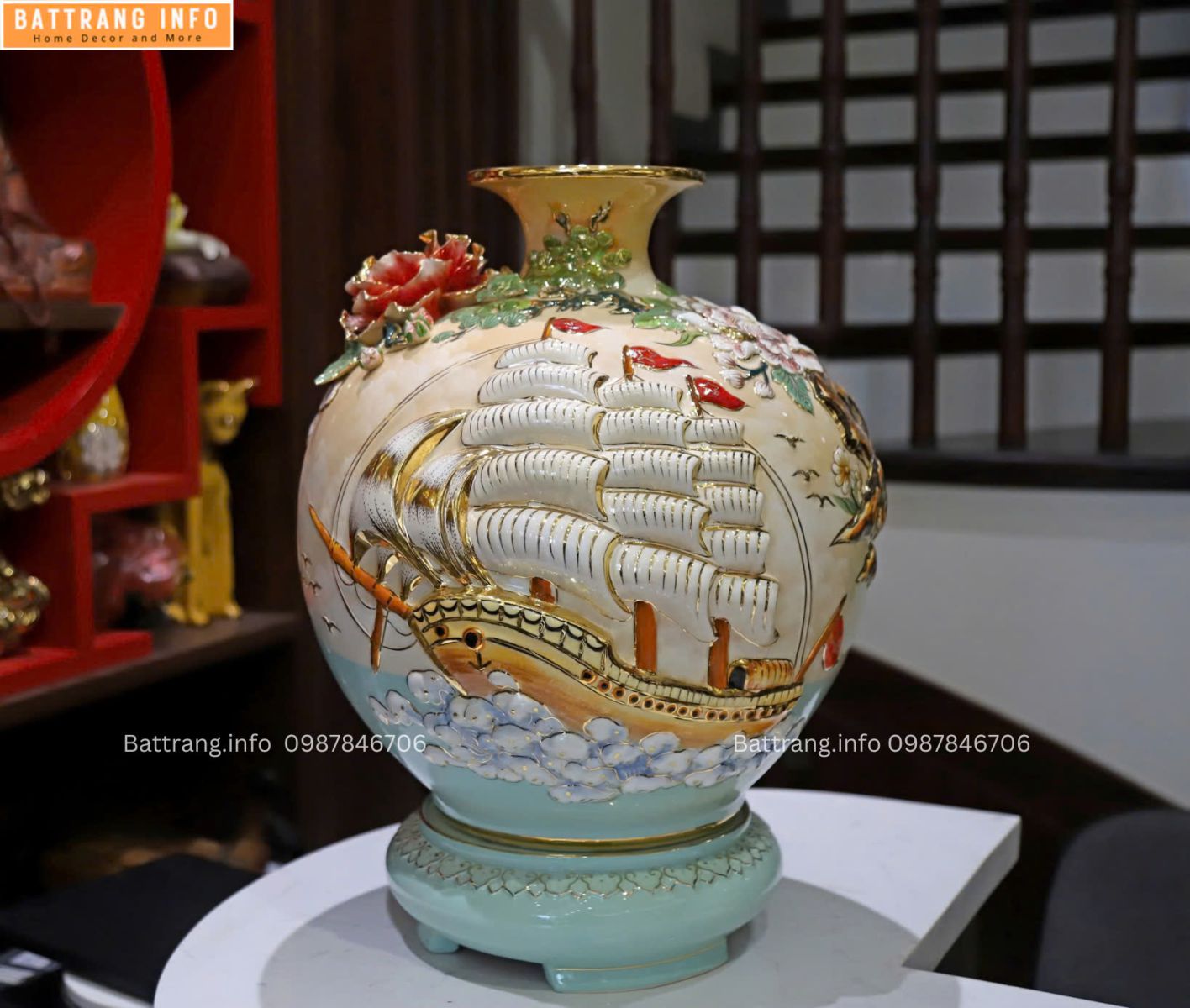 BÌNH HÚT LỘC THUẬN BUỒM XUÔI GIÓ H35