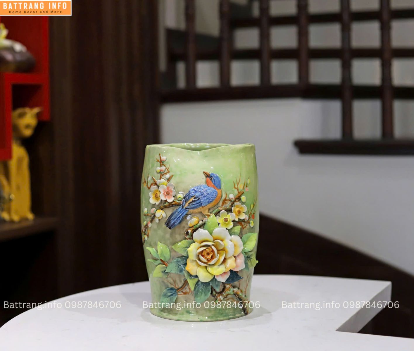 LỌ HOA ĐẮP NỔI