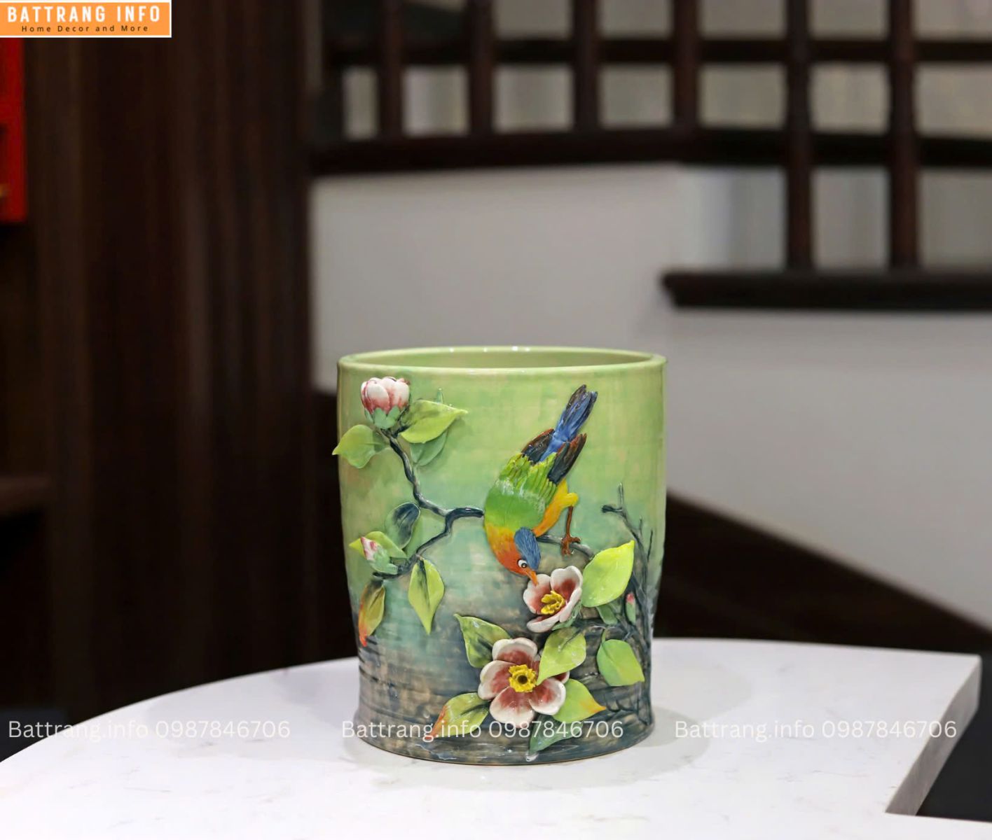 LỌ HOA ĐẮP NỔI