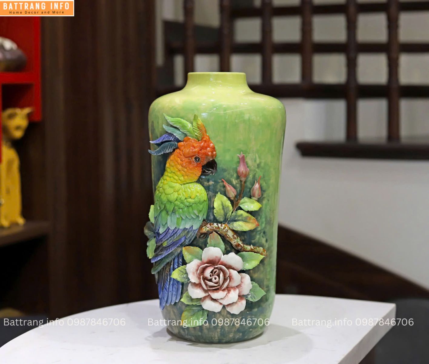LỌ HOA ĐẮP NỔI