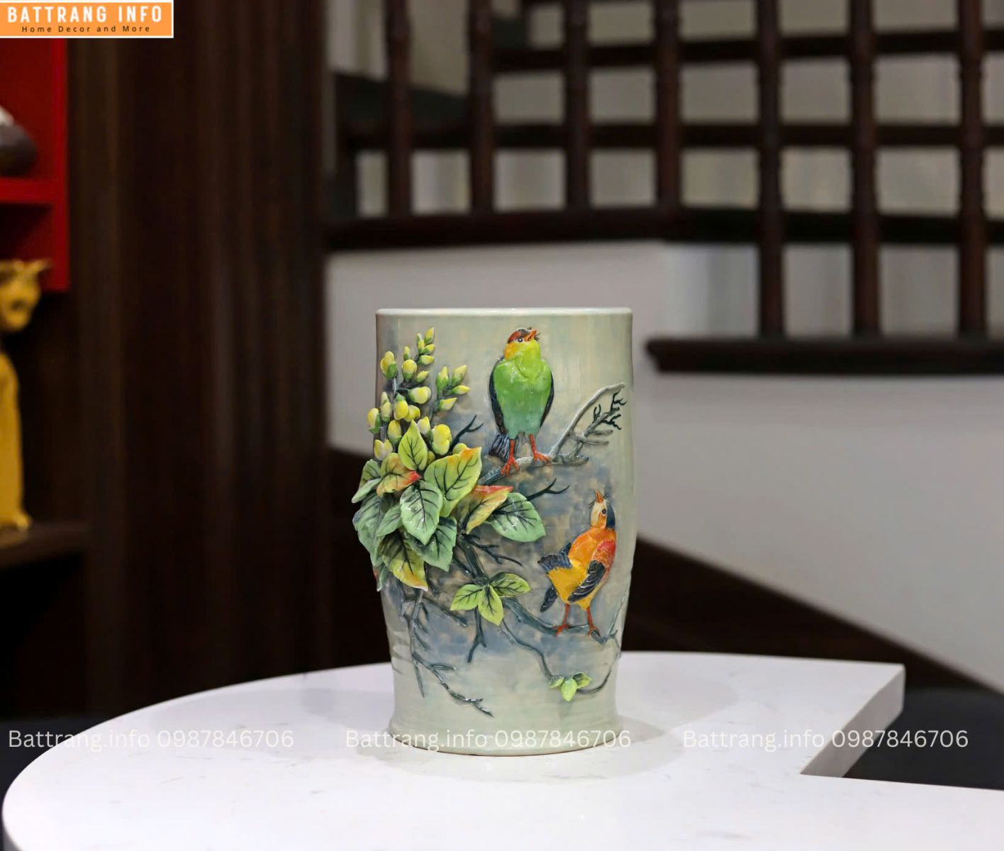 LỌ HOA ĐẮP NỔI