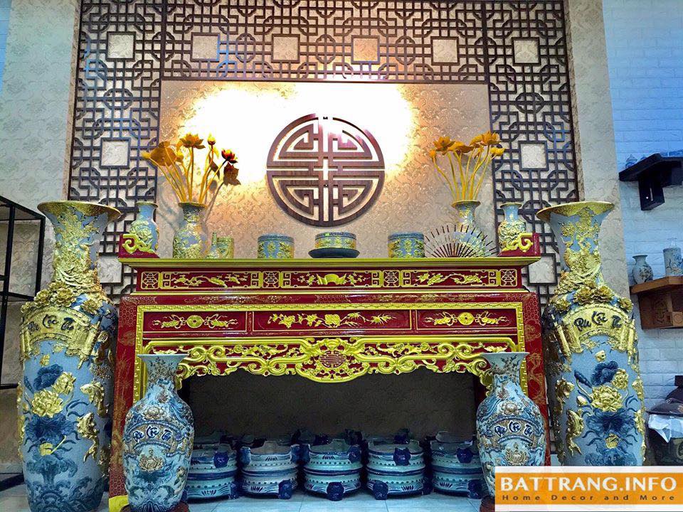 đồ thờ gốm sứ Bát Tràng