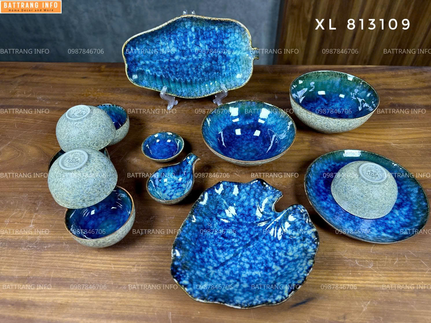 Bộ Bát Đĩa Men Hỏa Biến Siêu Xinh Cao Cấp Bát Tràng – Vẻ Đẹp Độc Bản Cho Mọi Bữa Cơm Việt
