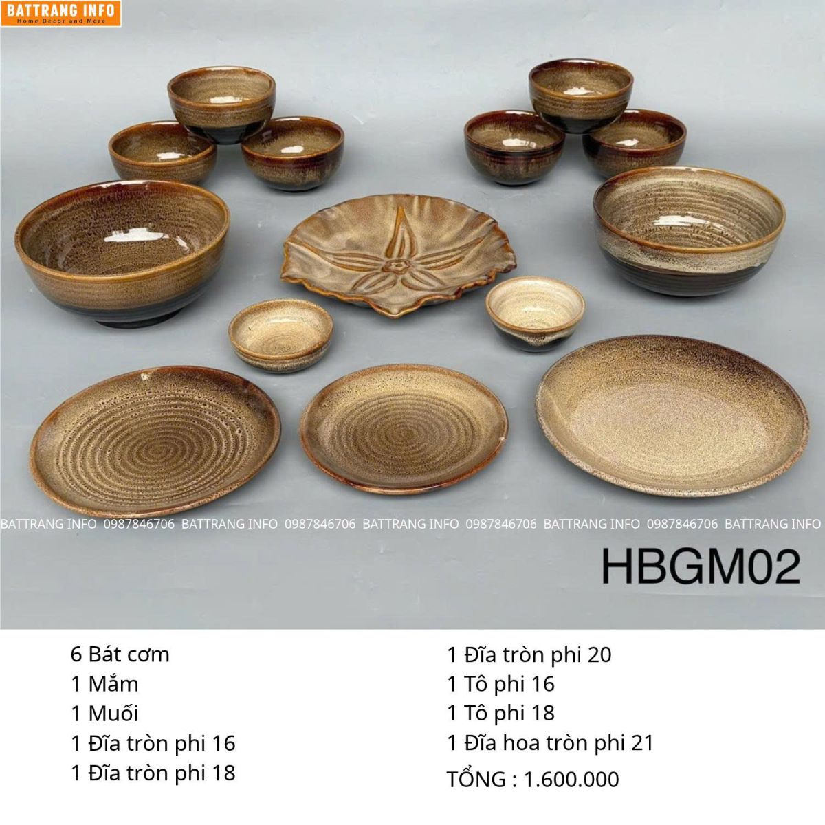 Mua Bộ Bát Đĩa Men Hỏa Biến Nâu Cao Cấp Bát Tràng Ở Đâu?  – Vẻ Đẹp Sang Trọng Cho Không Gian Bàn Ăn