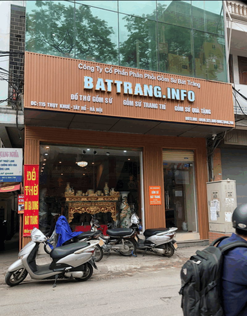 Cửa hàng bán đồ thờ gốm sứ Bát Tràng duy nhất tại Hà Nội