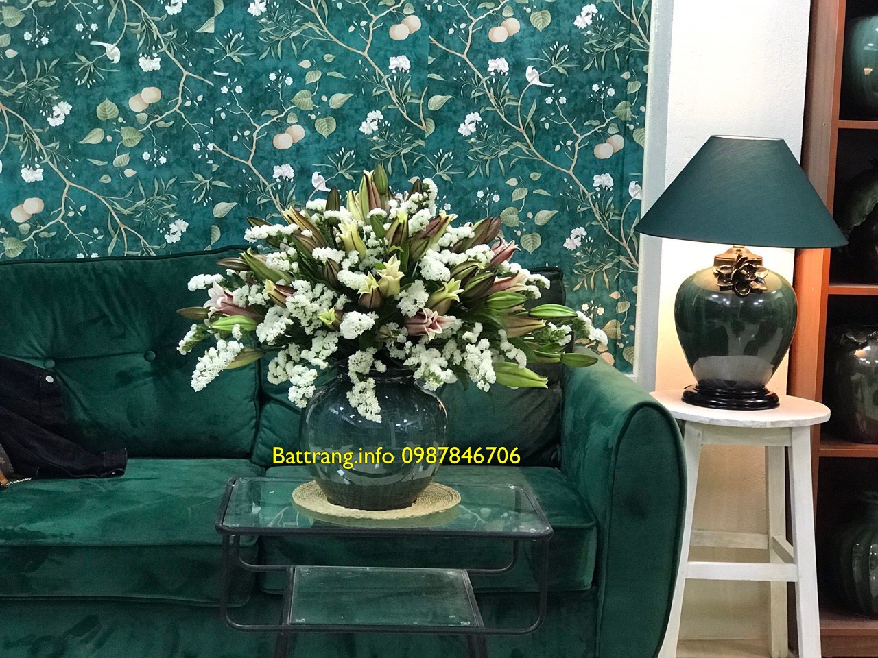 Lọ Hoa Gốm Sứ Bát Tràng
