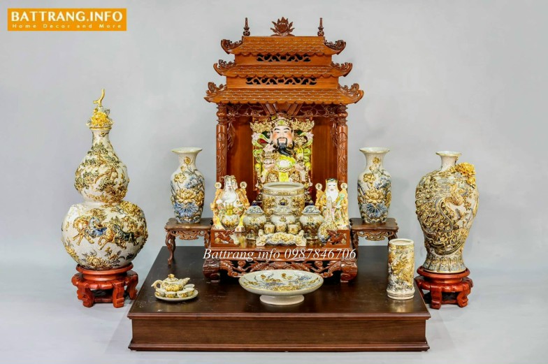 Đồ thờ thần tài Bát Tràng