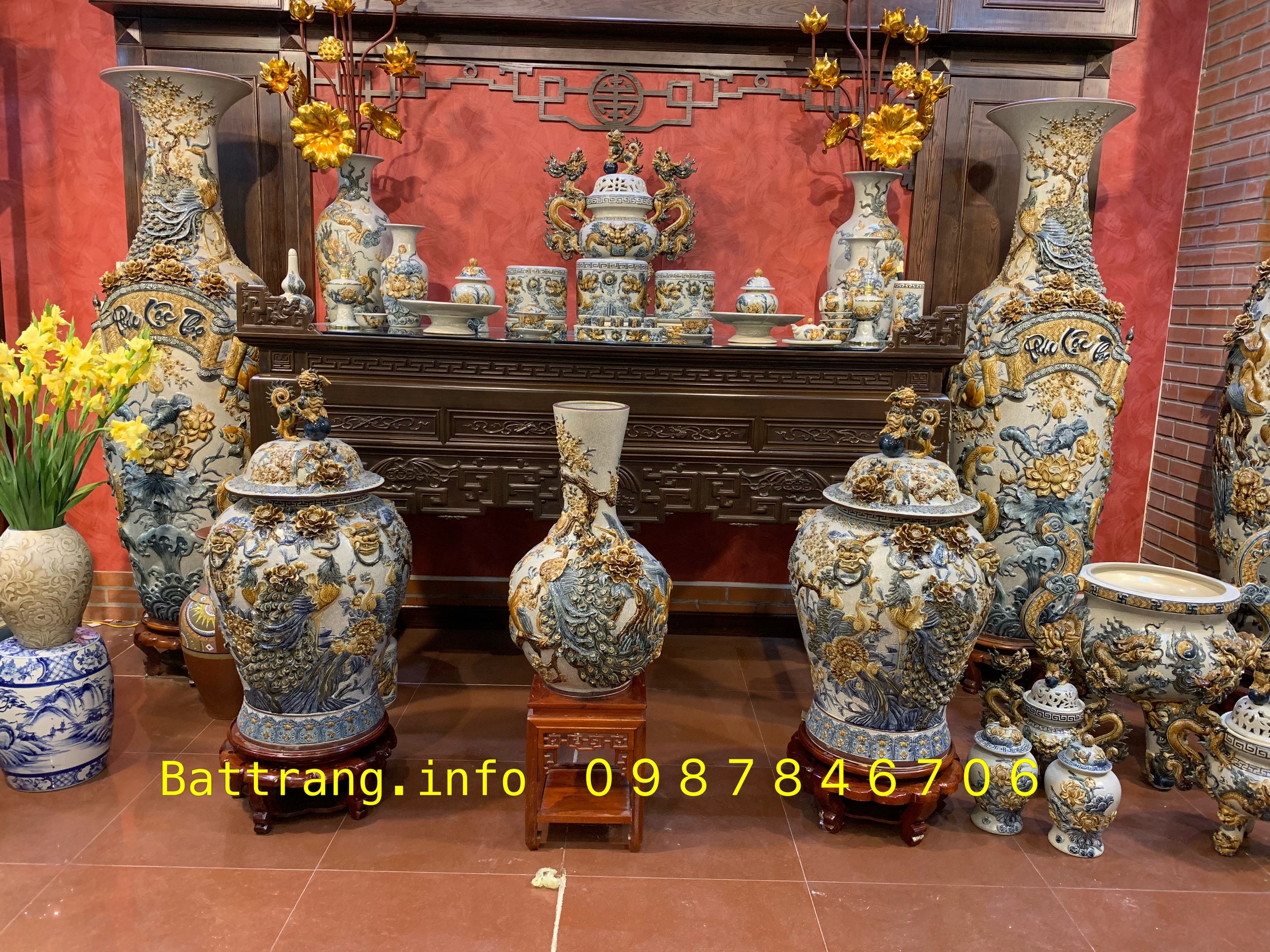 Đồ thờ Bát Tràng cao cấp