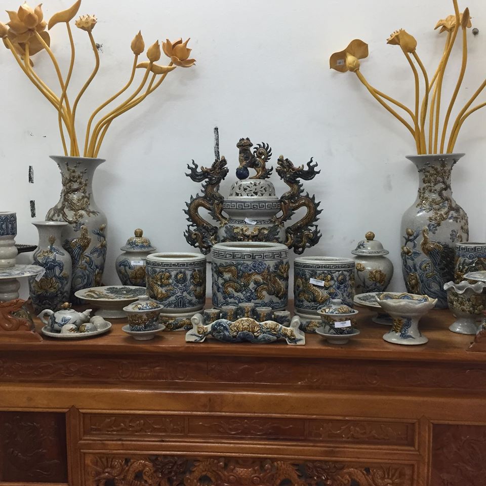 đồ thờ gốm sứ Bát Tràng