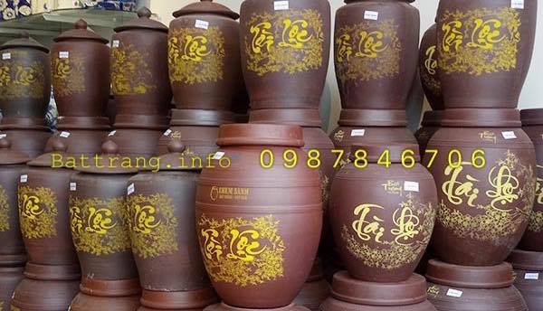 Hũ sành đựng gạo