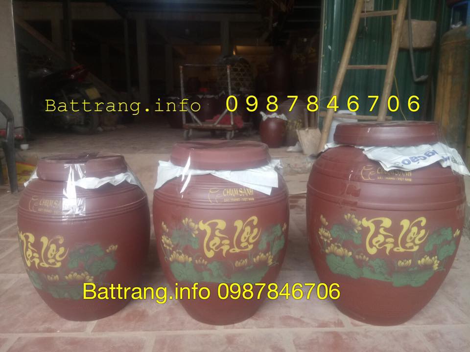 Hũ sành đựng gạo