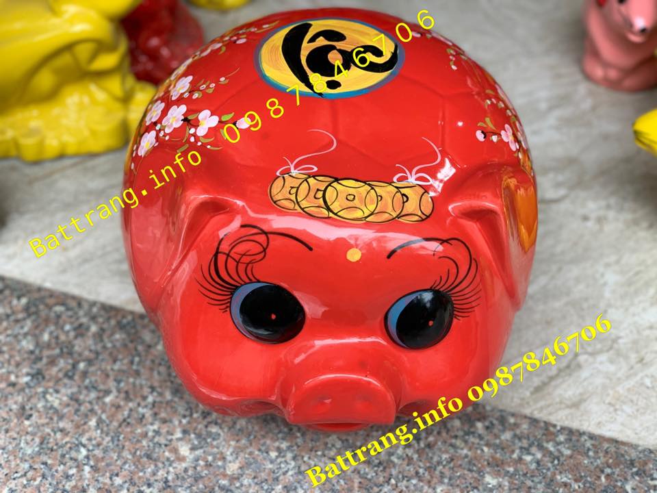 Heo đất gốm sứ Bát Tràng