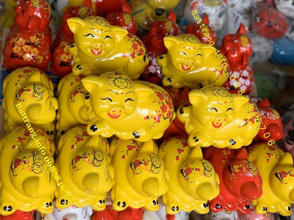 Heo đất gốm sứ Bát Tràng 