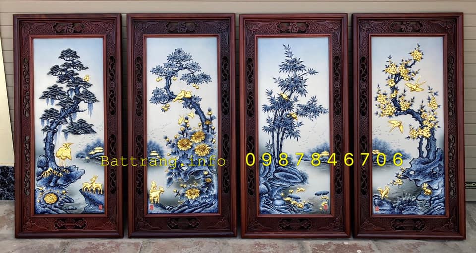 Tranh gốm Bát Tràng