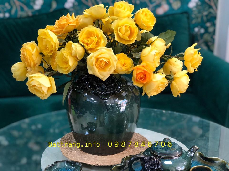 lọ hoa gốm sứ Bát Tràng