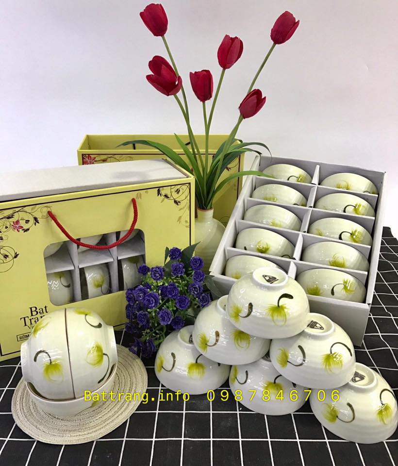 Bát ăn cơm gốm sứ Bát Tràng