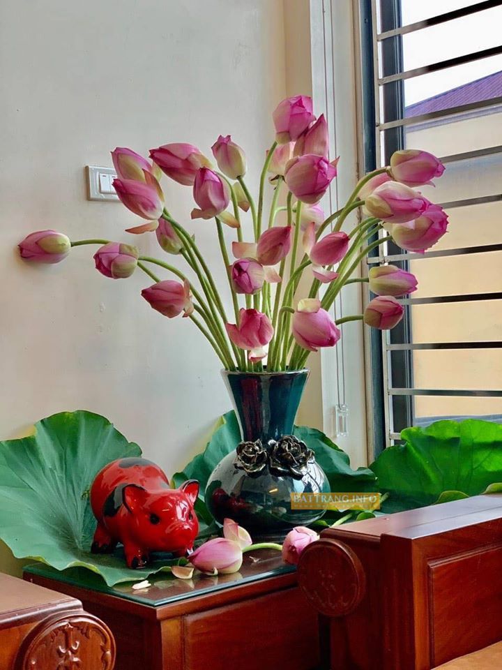 Lọ Hoa Gốm Sứ Bát Tràng