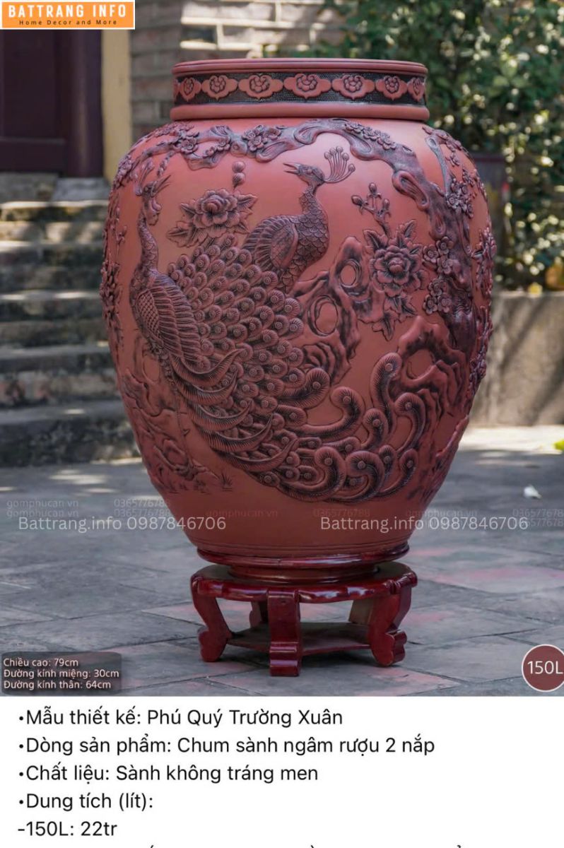 CHUM PHÚ QUÝ TRƯỜNG XUÂN 150 LÍT