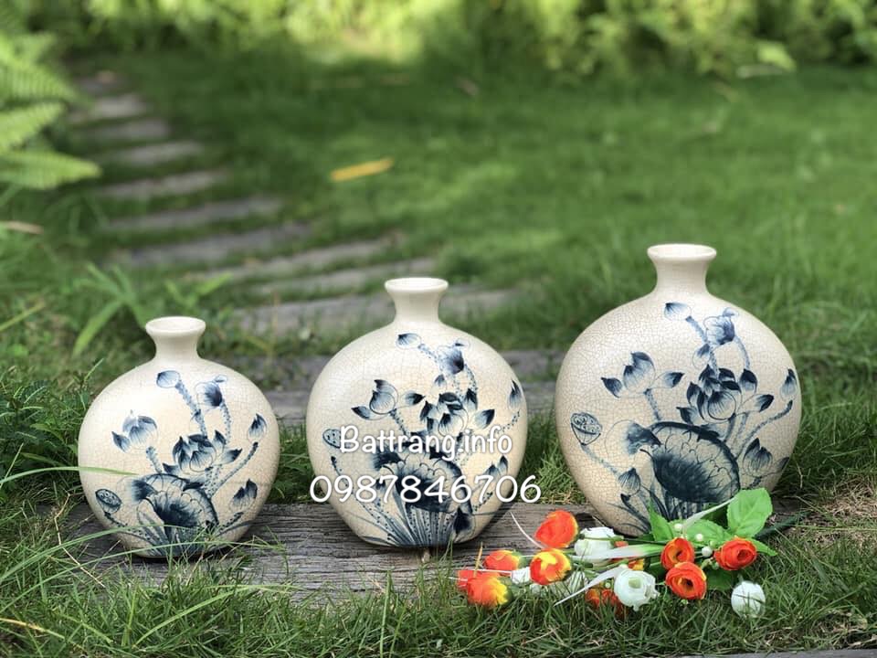 Lọ hoa gốm sứ Bát Tràng