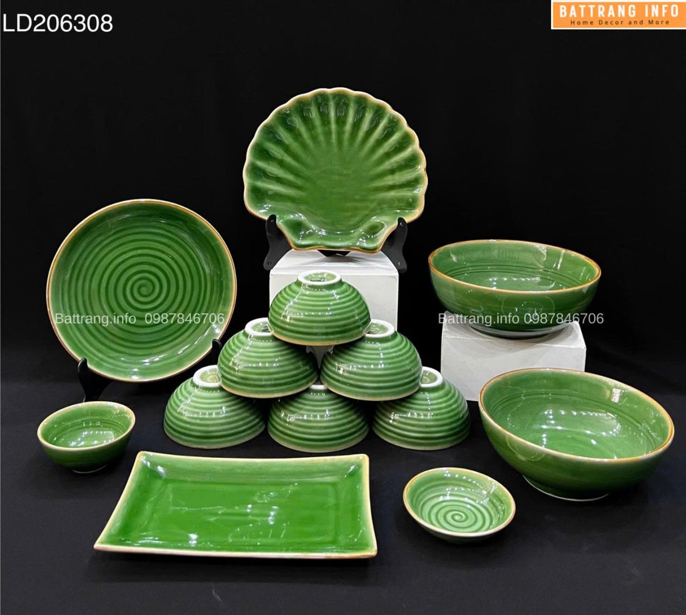 BỘ ĐỒ ĂN MEN LỤC DIỆP