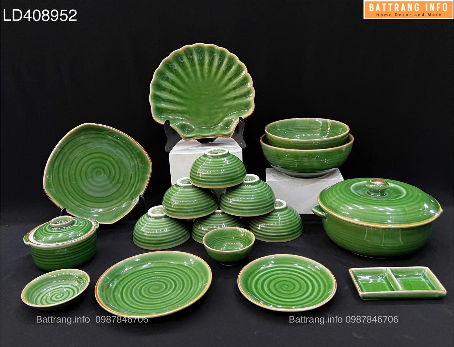 BỘ ĐỒ ĂN MEN LỤC DIỆP