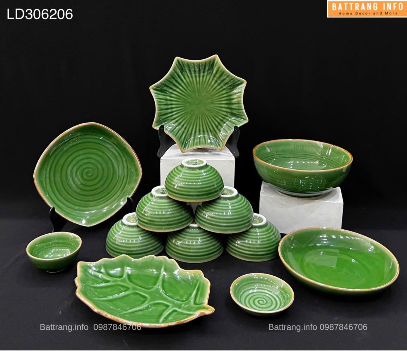 BỘ ĐỒ ĂN MEN LỤC DIỆP