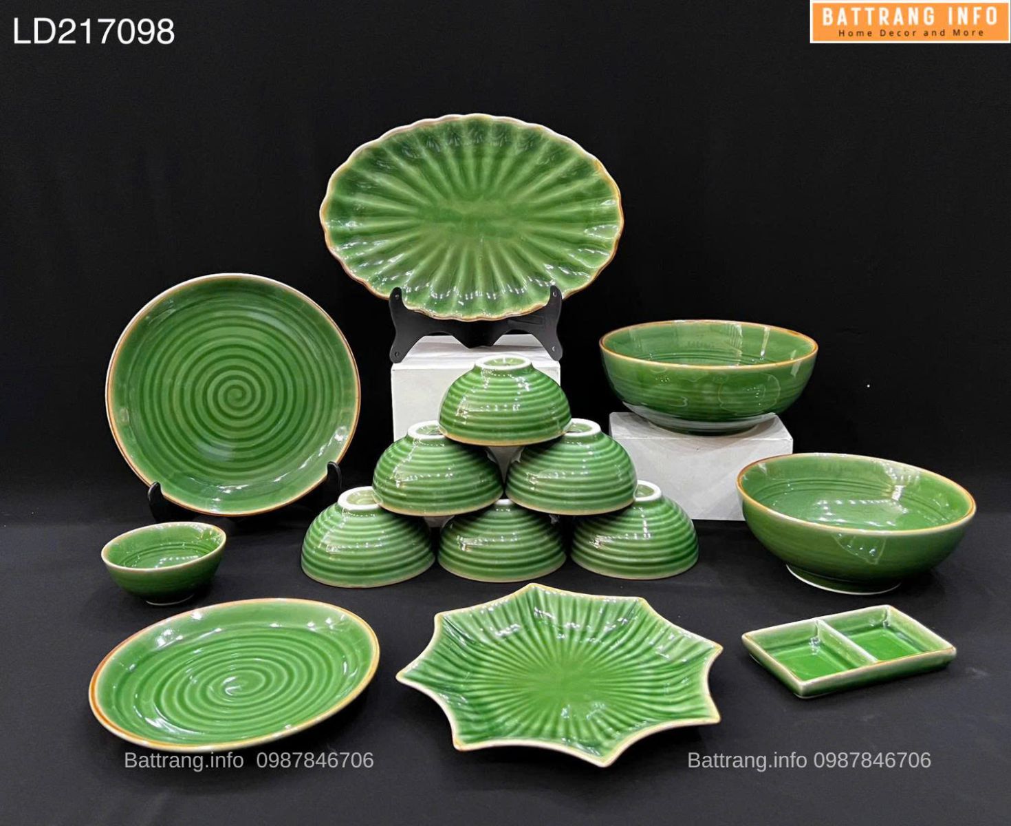 BỘ ĐỒ ĂN MEN LỤC DIỆP