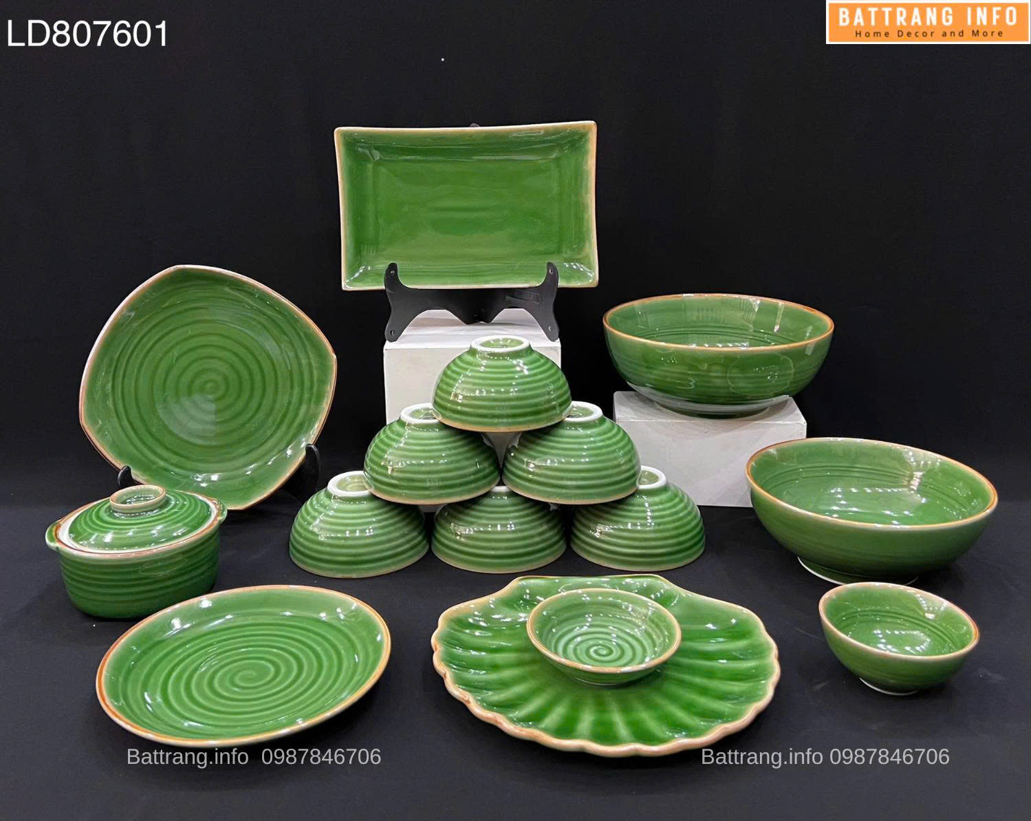 BỘ ĐỒ ĂN MEN LỤC DIỆP