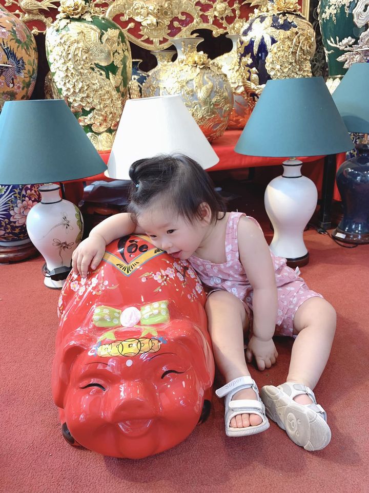 Heo đất gốm sứ Bát Tràng 