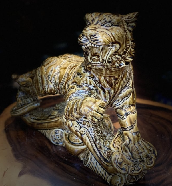 Hình tượng Hổ trong gốm sứ Bát Tràng