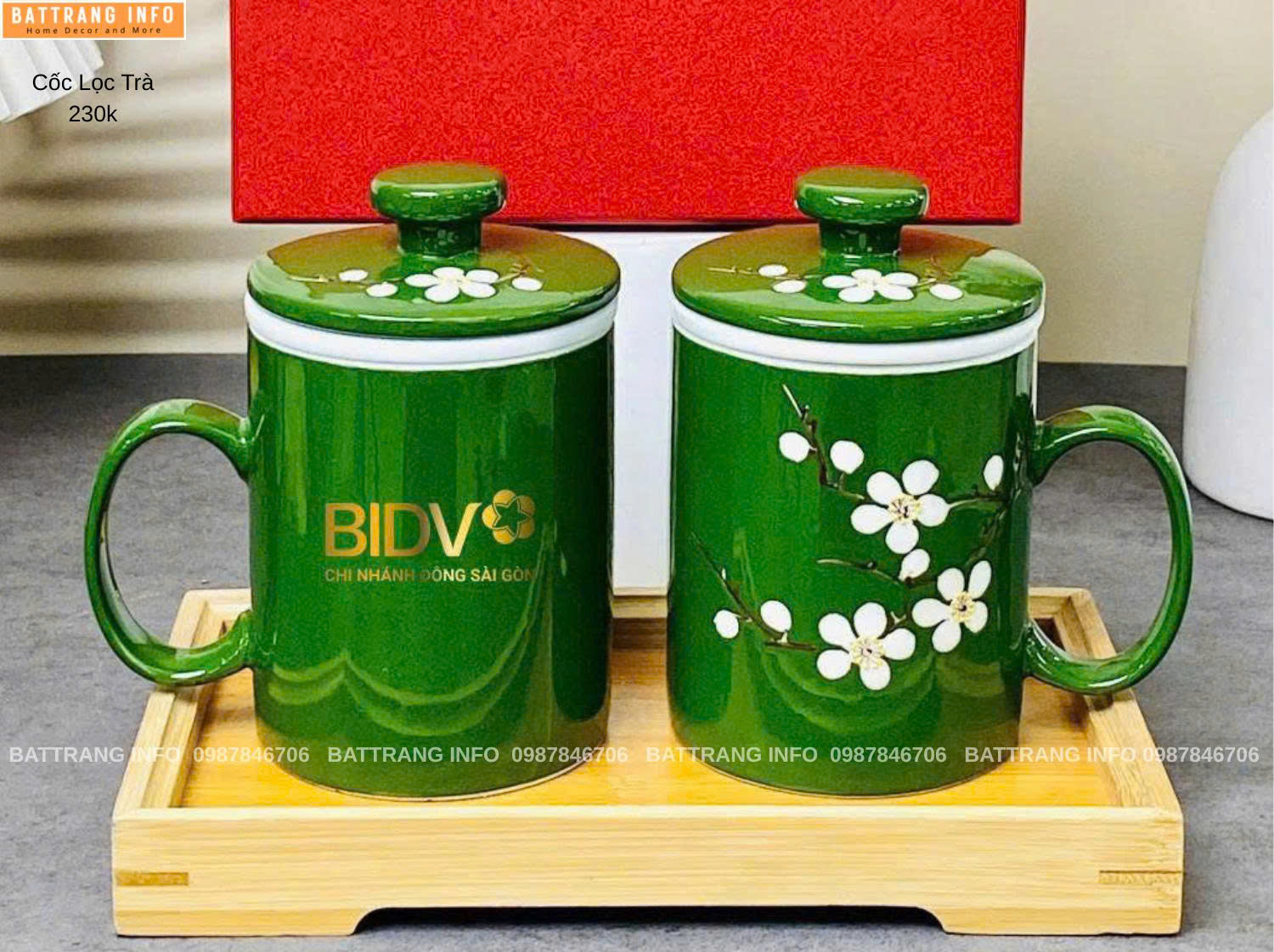 Cốc Lọc Trà Gốm Bát Tràng