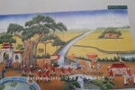 Tranh Gốm Ghép Mảnh Trang Trí Sân Vườn Gốm Bát Tràng