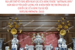 Bộ đồ thờ men rong khử vẽ rồng vàng 18k - dành cho ban thờ tổ 1m97