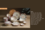 BỘ ĐỒ ĂN HOA DÂY ĐỎ 2430
